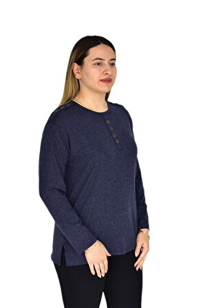 Kadın Kışlık Yünlü Bluz BGL-ST03390