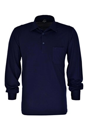 Erkek Gömlek Yaka Uzun Kol Tişört BGL-ST03760