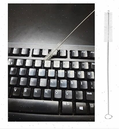 3 Lü Pratik Fırça Esnek Bükülebilir Klavye Mouse Arası Temizlik Fırçası
