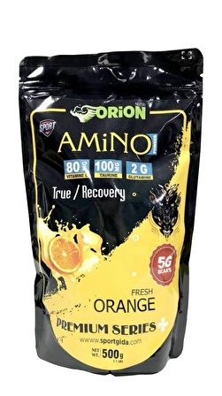 Orion Nutrition Premium Series Amino 500 Gr - PORTAKAL