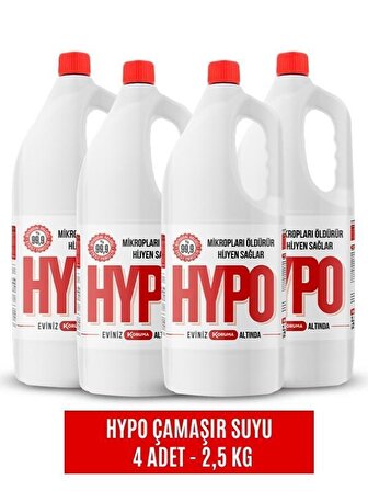 Hypo Normal Sıvı Çamaşır Suyu 4 x 2.5 kg