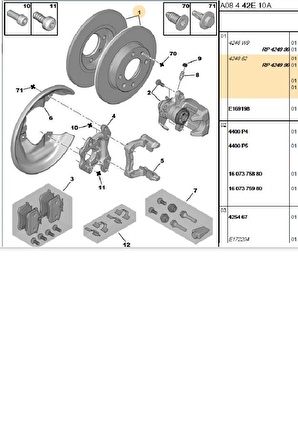 Arka Disk Partner 307 C3 Xsara 05- (4249.90)