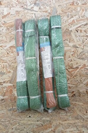 Powerk Polyester Düz Sapan 2 Ton 4 Metre 6/1 (Yeşil)