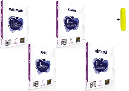 11. Sınıf Matematik Fizik Kimya Biyoloji Soru Bankası Yeni