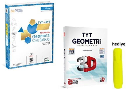 3D ve Üçdörtbeş TYT Geometri Soru Bankası