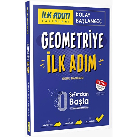 İlk Adım Matematik Problem Ve Geometri Serisi 3 Kitap Bir Arada KR Akademi