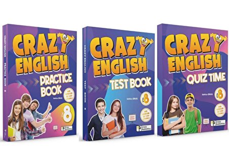 Crazy Publishing 8. Sınıf Crazy English Konu Soru Deneme Seti 3 Kitap