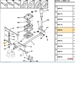 Vites Seçici 206 306 Boxer Berlingo (244984-DK1045-BPE434003-BRS244984)