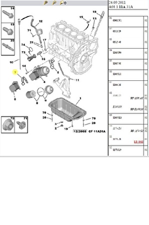 Yağ Soğutucu Conta DW4-DW6 (110436-11223008)