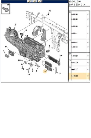 Polen Filtre Karbonlu Tepee Partner Otomatik C4(6447XG-BRS1013-SCA7312)