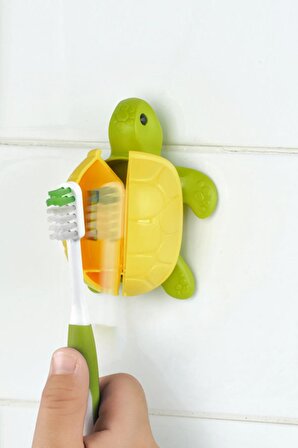 Flipper Diş Fırçası Kabı Kaplumbağa