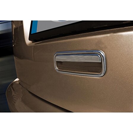 DB Chrome VW Caddy Bagaj Açma Nikelajı 2010-2014 2 Parça P.Çelik