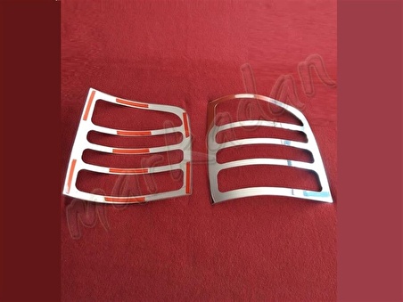 DB Chrome VW T5 Transporter Stop Çerçeve Nikelajı 2003-2014 2 Parça P.Çelik