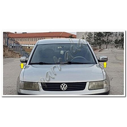 DB Chrome VW Passat 3B Krom Ayna Kapağı 1997-2004 2 Parça Abs Krom
