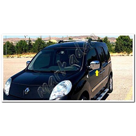 DB Chrome Renault Kangoo Krom Ayna Kapağı 2008-2013 2 Parça Abs Krom
