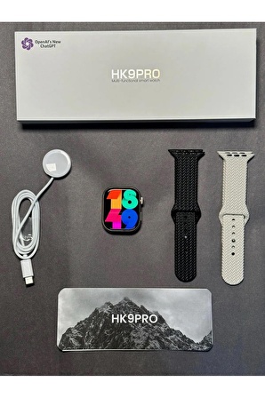 WATCH 8 HK 9 PRO AMOLED KONUŞMA ÖZELLİKLİ IOS VE ANDRİOD TÜM CİHAZLARLA UYUMLU