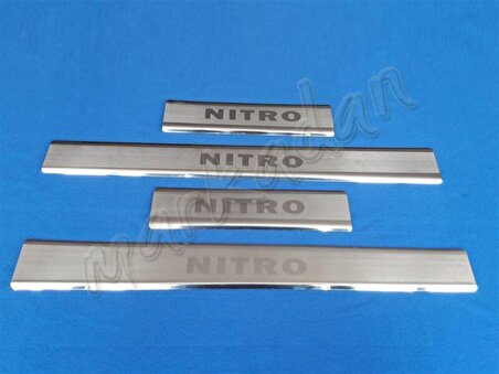 Dodge Nitro Krom Kapı Eşiği 2007 Sonrası 4 Parça Paslanmaz Çelik