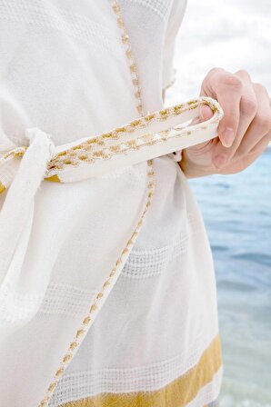 Kibi Konsept Pamuklu Kimono Plaj Elbisesi Mery