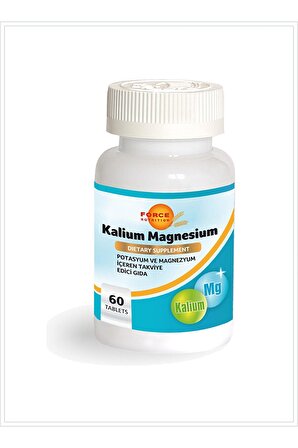 Force Nutrition Potasyum Magnesyum 60 Kapsül
