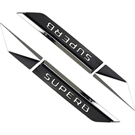 Skodalar için Superb 4'lü Çamurluk Logosu Superb super b Skoda