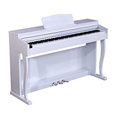 Bolanschi BL-8808 HA-WH Hammer Action Dijital Piyano (Beyaz) Tabure Kulaklık