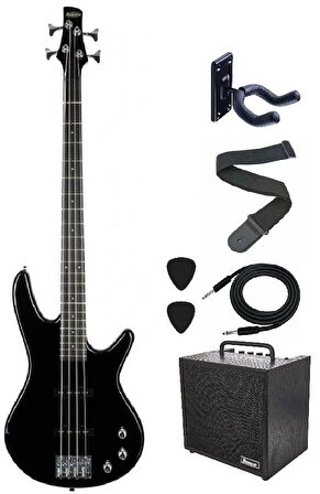 IBANEZ GSR180-BK GIO Serisi Siyah 4 Telli Elektro Bas Gitar Set