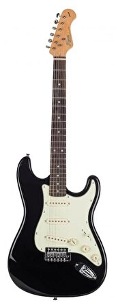 KOZMOS KST-62SSS-GRWN-BK 62 Stratocaster SSS Siyah Elektro Gitar