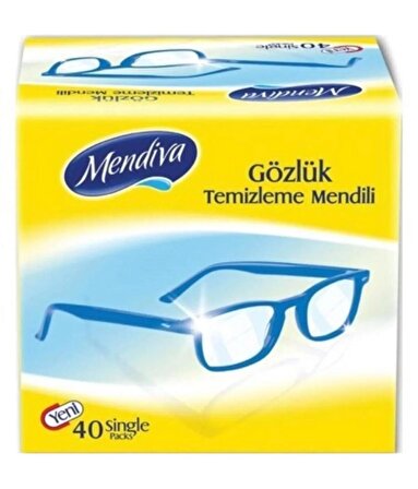 Mendiva Gözlük Ve Cam Ekran Temizleme Mendili 40'Lı