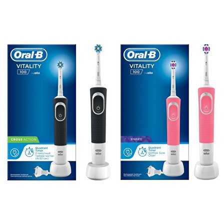 Oral-B Vitality 100 3D White Şarjlı Diş Fırçası