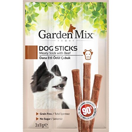 Gardenmix Dana Etli Köpek Stick Ödül 3 X 11gr