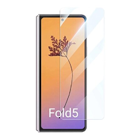 Galaxy Z Fold 5 Redclick Etnaa Şeffaf Cam Ekran Koruyucu