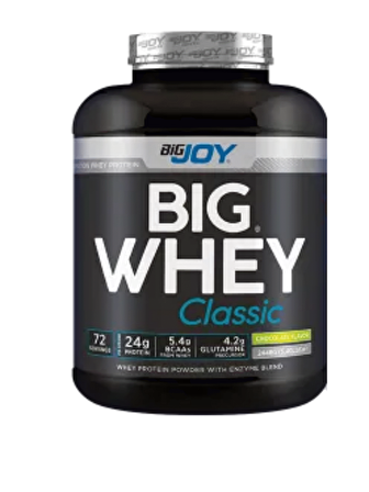 Bigjoy Big Whey Classic 2310 Gr Çikolata Aromalı Protein Tozu (shaker Hediye)