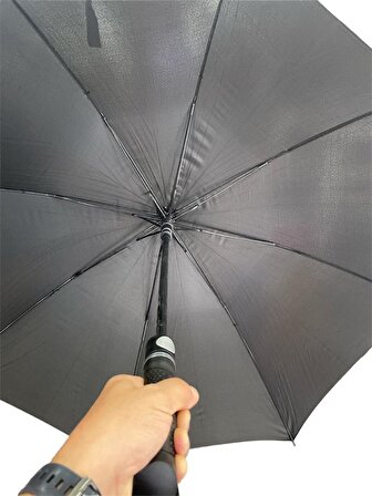 Baston Jopp Şemsiye Büyük Misina Siyah 