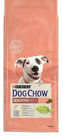 Dog Chow Sensitive Somonlu ve Pirinçli Yetişkin Köpek Maması 14 kg