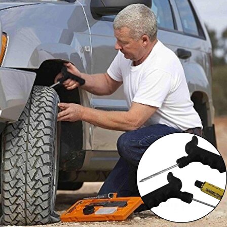 Lastik Tamir Seti Deluxe Tire Plug Kit