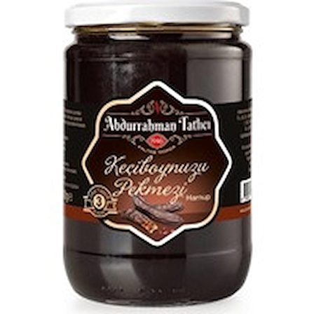 Abdurrahman Tatlıcı Pekmez Harnup Cam Kavanoz 800 gr