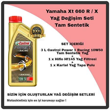 Mag Yamaha Xt 660 R / X Yağ Değişim Seti Tam Sentetik