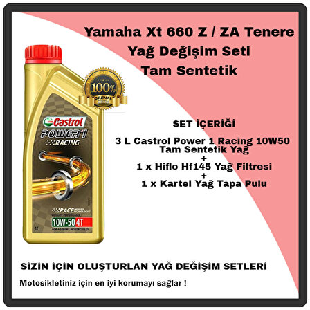 Mag Yamaha Xt 660 Z / ZA Tenere Yağ Değişim Seti Tam Sentetik