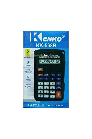 Khuzme Kenko K-k568-b Yüksek Kalite Cep Hesap Makinesi Öğrenci Hesap Makinesi Ukas Damgalı Kalem Hediyeli