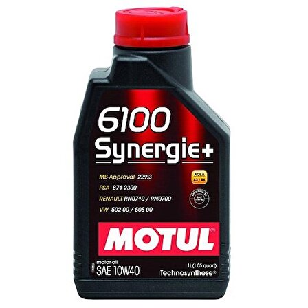 Motul 6100 Synergie+ 10w40 Sentetik Motor Yağı 1 Litre