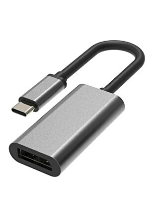 Type-C to Displayport Adaptör USB C DP Çevirici Notebook PC Bilgisayar Uyumlu