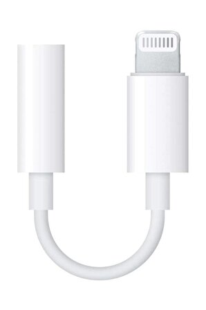 iPhone iPad iPod Uyumlu Lightning To Aux 3.5mm Kulaklık Çevirici Tak Çalıştır Ses Dönüştürücü