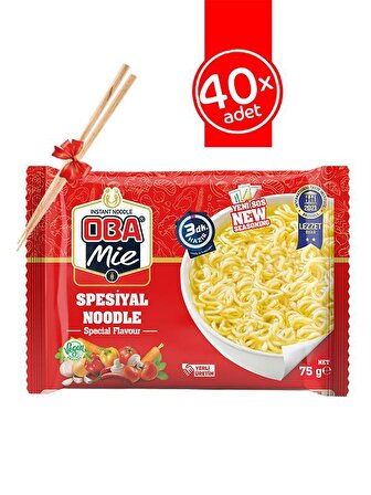 Oba Mie Spesiyal Noodle 40'lı
