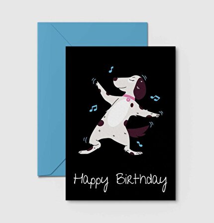 Kartpostal - Tebrik Kartı & Zarf İyi ki Doğdun Happy Birthday Doğum günü