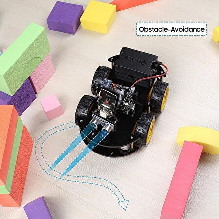 ELEGOO UNO R3 Projesi Akıllı Robot Araç Kiti V4