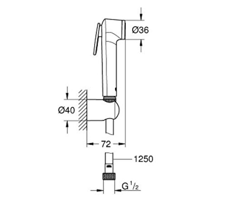 Grohe Tempesta-F Trigger Spray 30 Duş Seti - 27513GL1