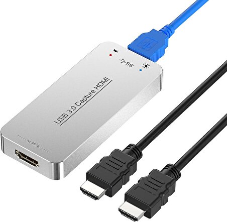 DIGITNOW USB Yakalama HDMI Ekran Kartı, Canlı Yayın Yayını ve Kayıt