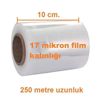 Osman Candan Dilimli Streç Film 17 Mikron 10 Cm. 250 Metre