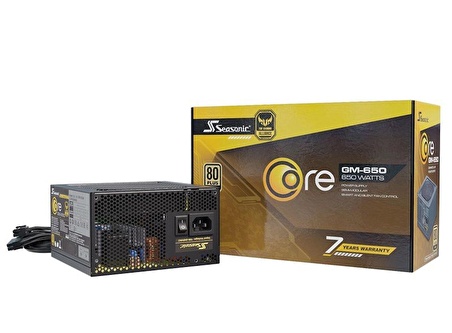 Seasonic 650W 80+ Gold (Core GM) Yarı Modüler