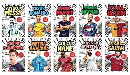 Çocuklar İçin Ünlü Futbolcular 10 Kitap Set